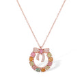 Ruban de Tourmaline Rose Gold Necklace