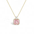 Sabine Pink Zircon Necklace