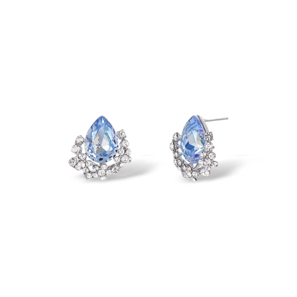 Sabrina Teardrop Crystal Earrings