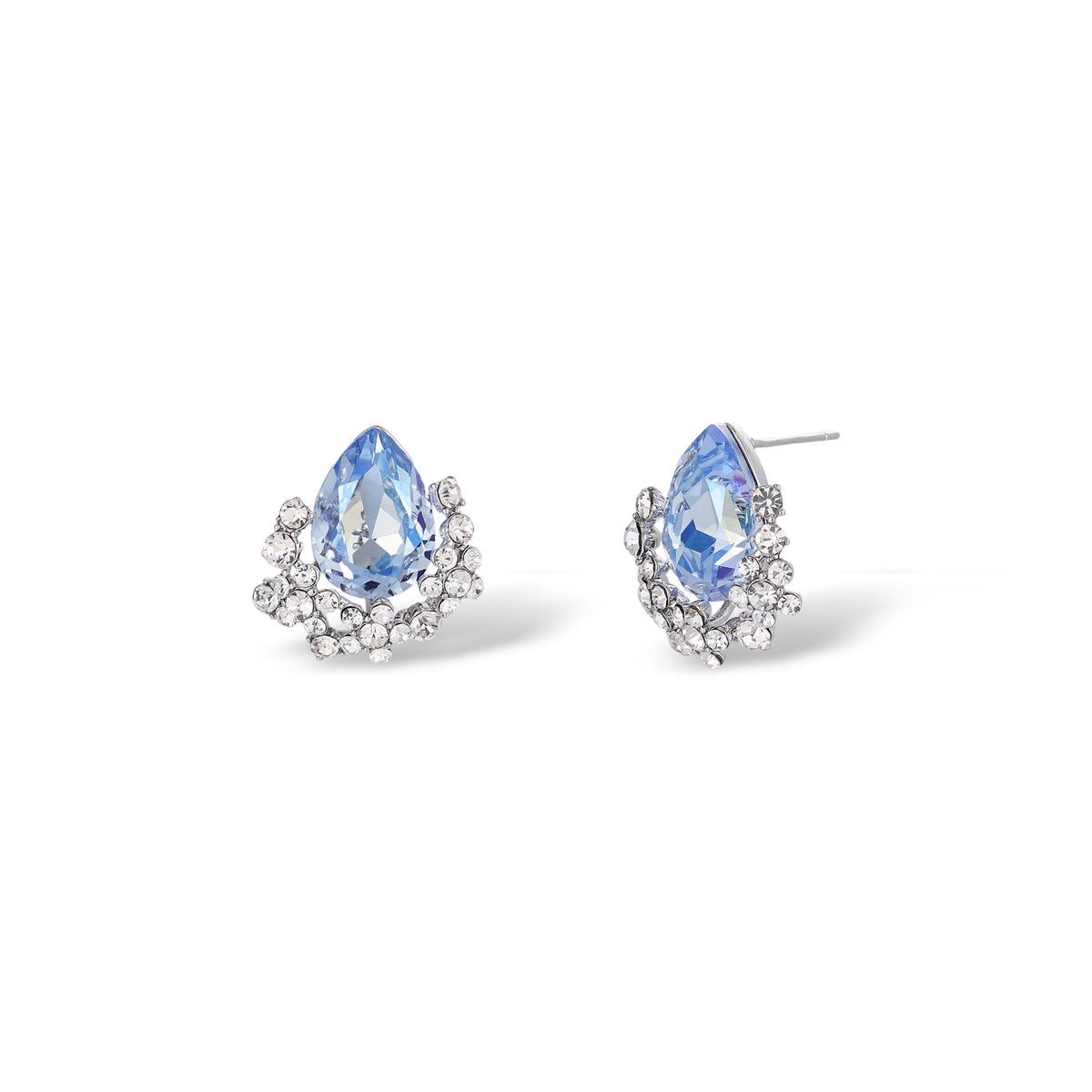 Sabrina Teardrop Crystal Earrings