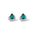 Sabrina Teardrop Crystal Earrings