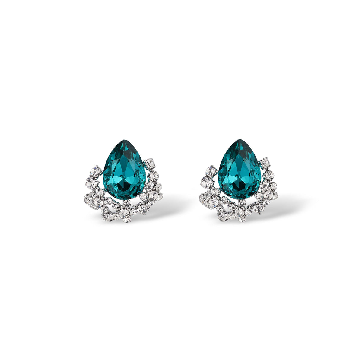 Sabrina Teardrop Crystal Earrings