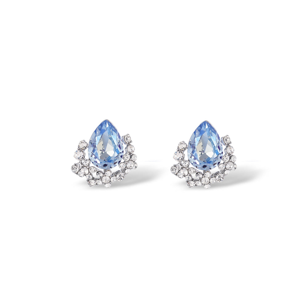 Sabrina Teardrop Crystal Earrings