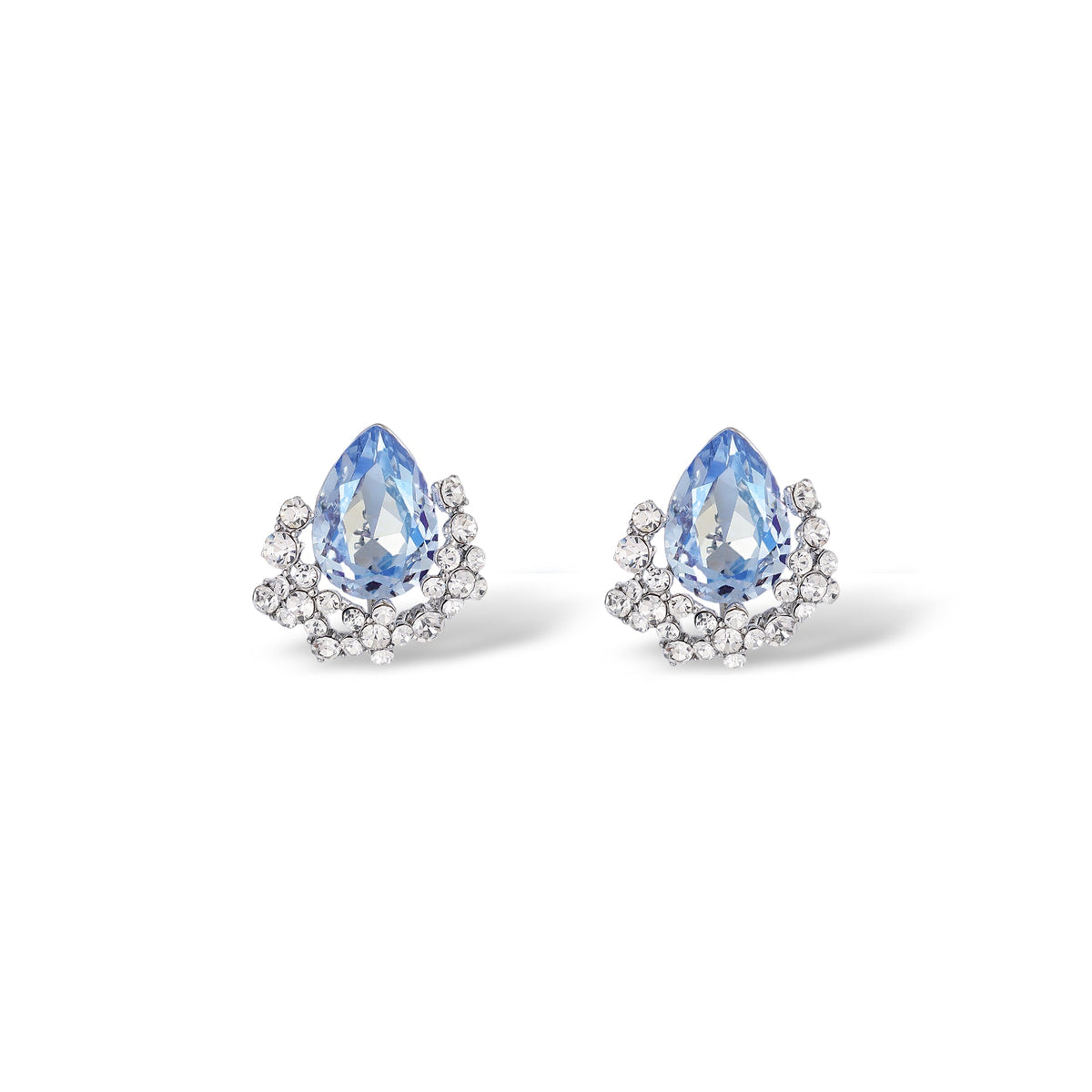 Sabrina Teardrop Crystal Earrings