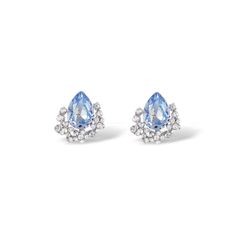 Sabrina Teardrop Crystal Earrings