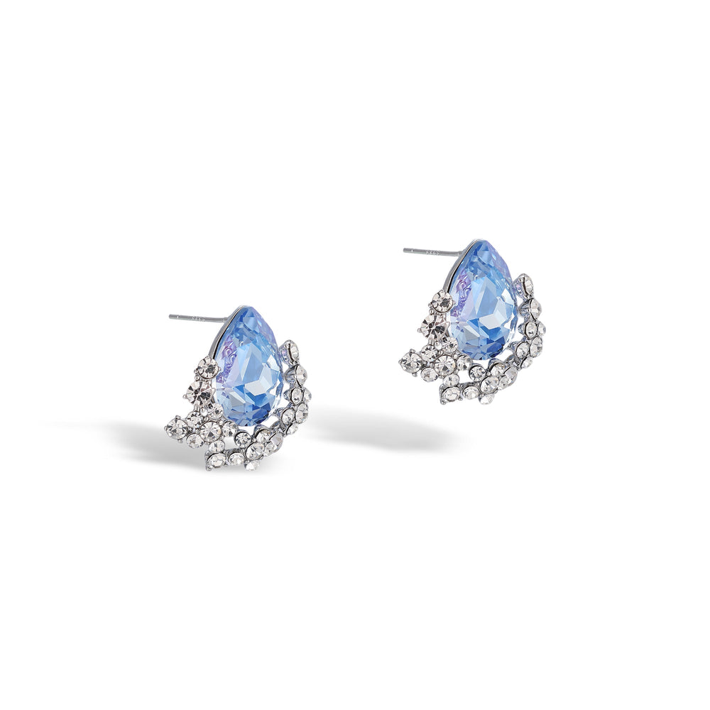 Sabrina Teardrop Crystal Earrings