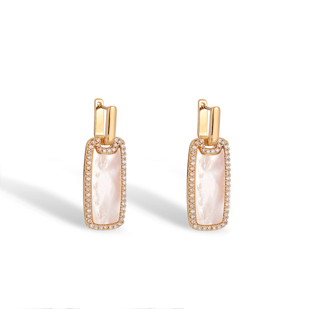 Samira 14K Gold Mother-of-Pearl Earrings