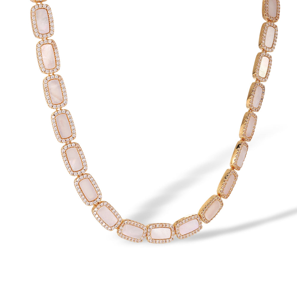 Samira 14K Gold Mother-of-Pearl Necklace
