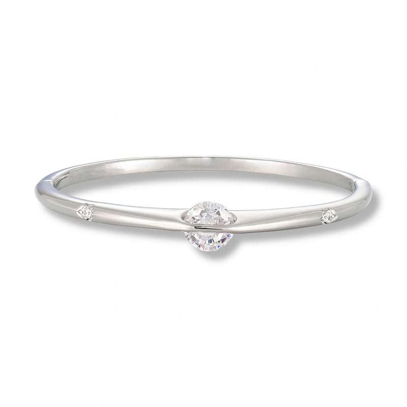 Sarah 14K Gold Round Bangle