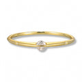 Sarah 14K Gold Round Bangle