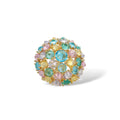 Sarina Multicolor Spherical Scarf Clip Ring