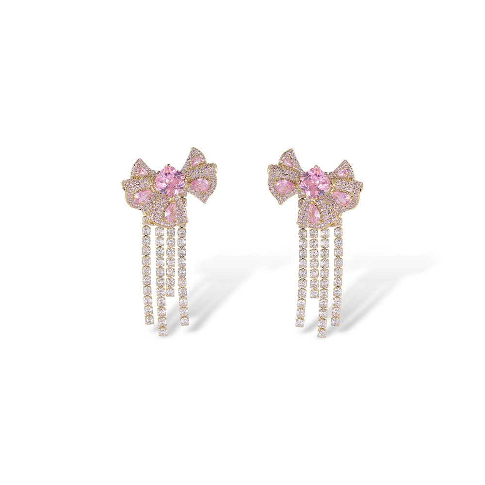 Saskia Pink Butterfly Earrings