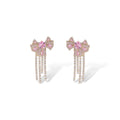 Saskia Pink Butterfly Earrings