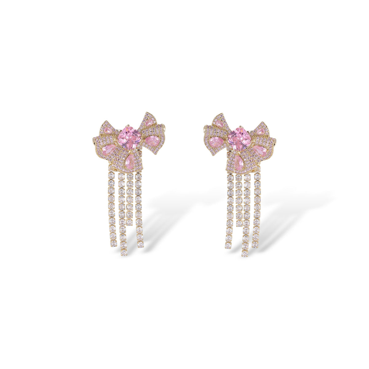 Saskia Pink Butterfly Earrings