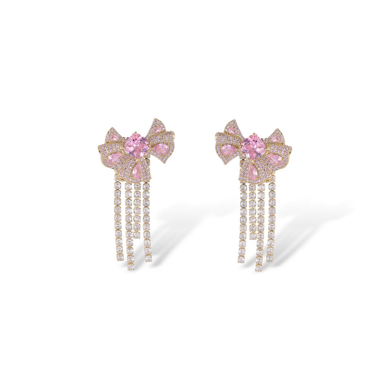 Saskia Pink Butterfly Earrings