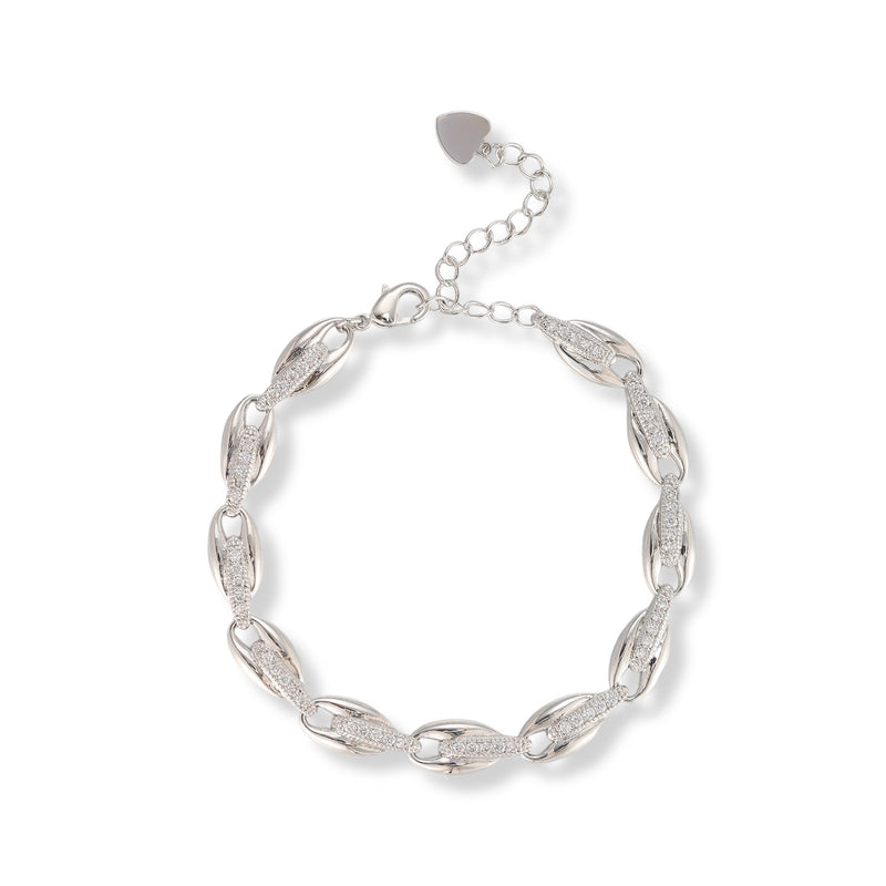 Selma 14K Gold Oval Tennis Bracelet