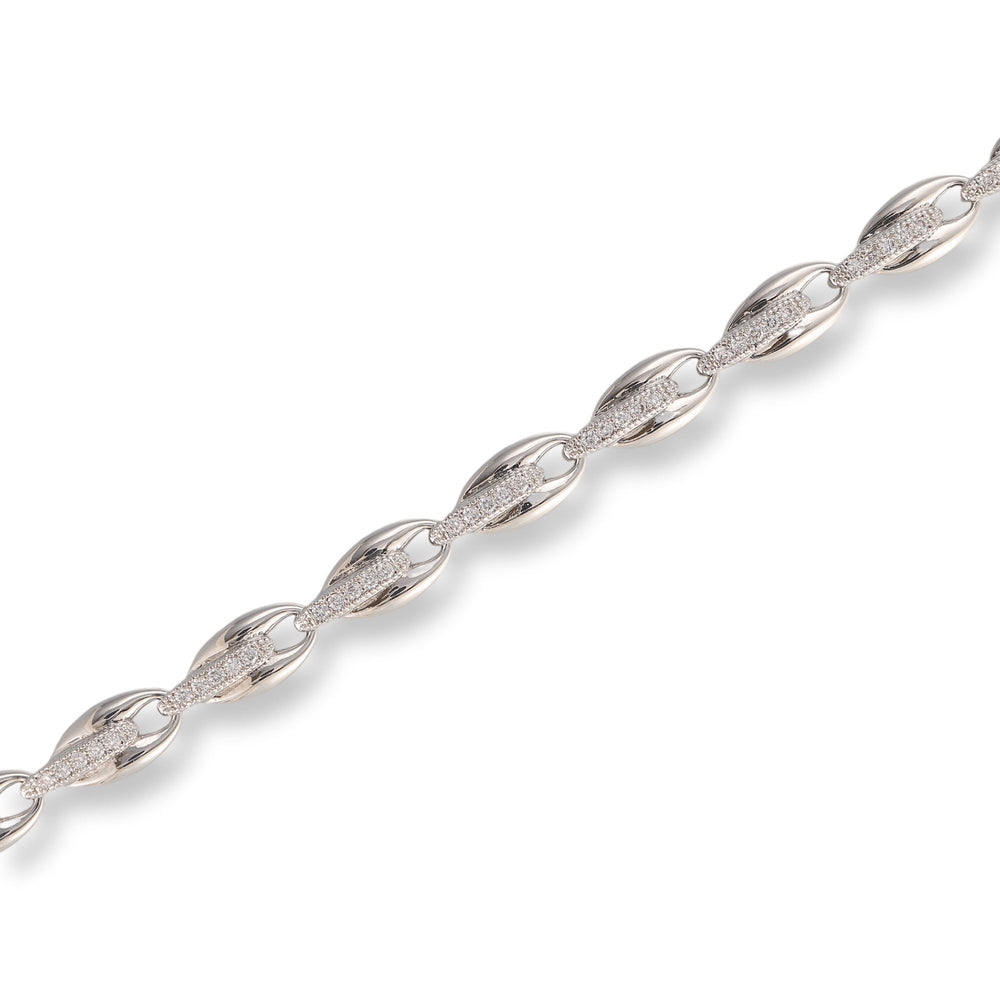 Selma 14K Gold Oval Tennis Bracelet