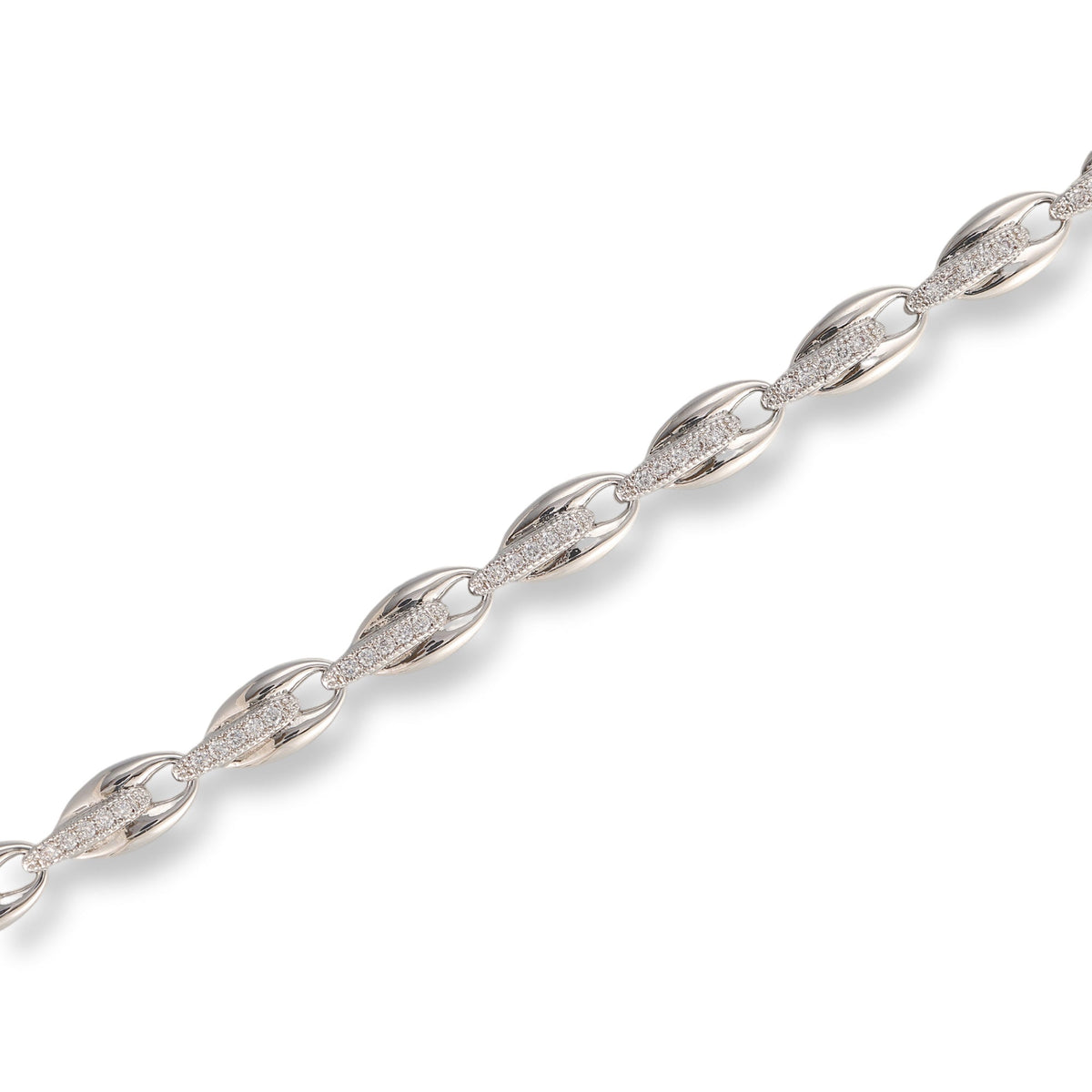 Selma 14K Gold Oval Tennis Bracelet