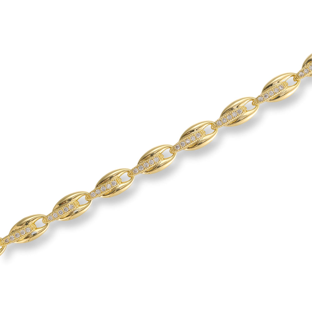 Selma 14K Gold Oval Tennis Bracelet