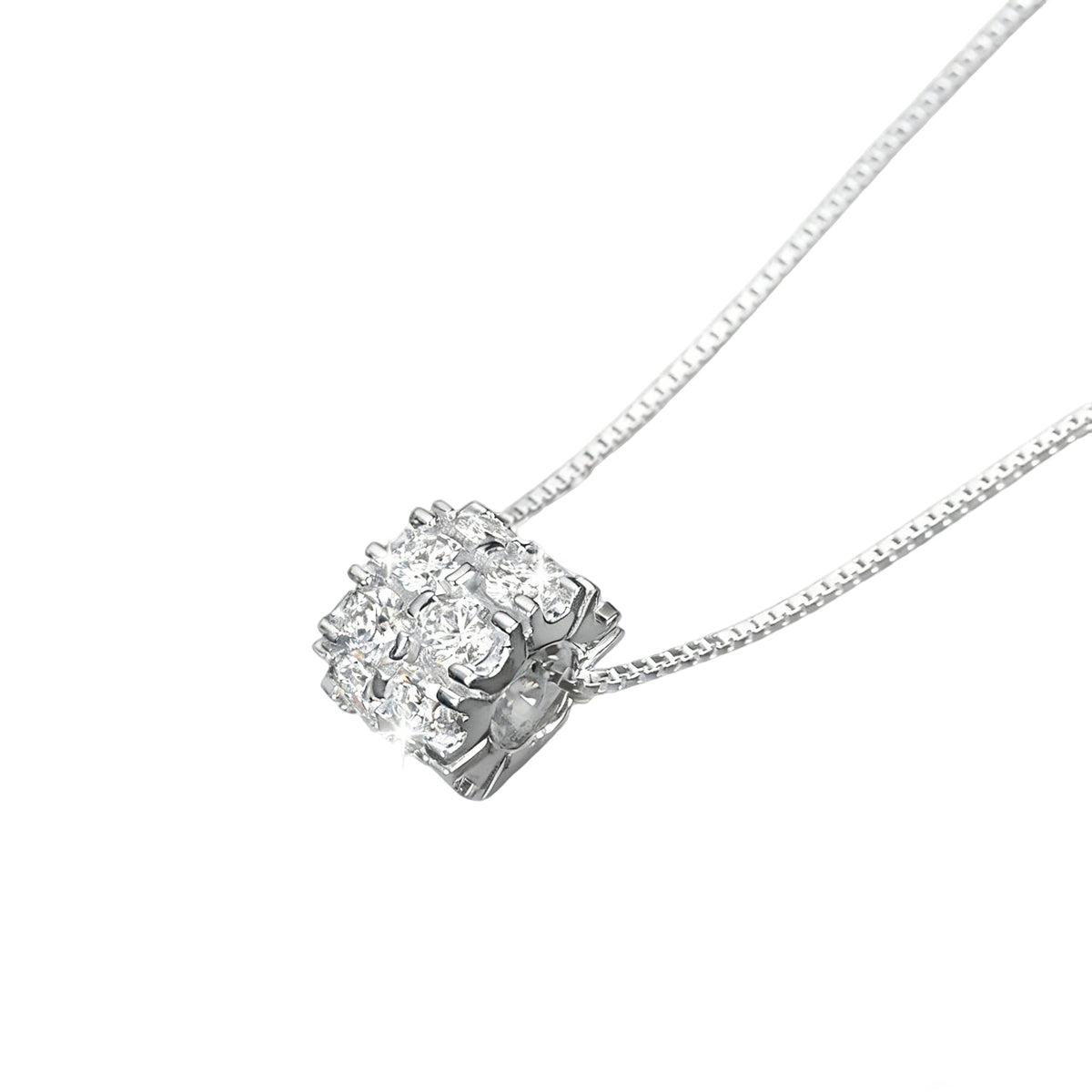 Séverine White Round Necklace