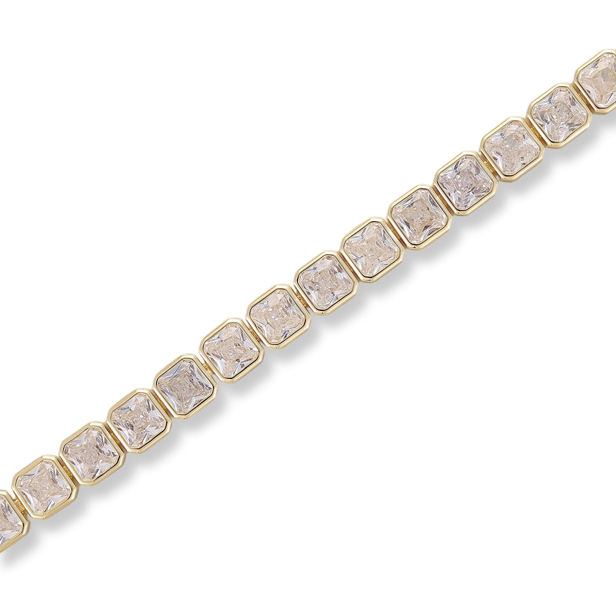 Sharon 14K Gold Square Bracelet