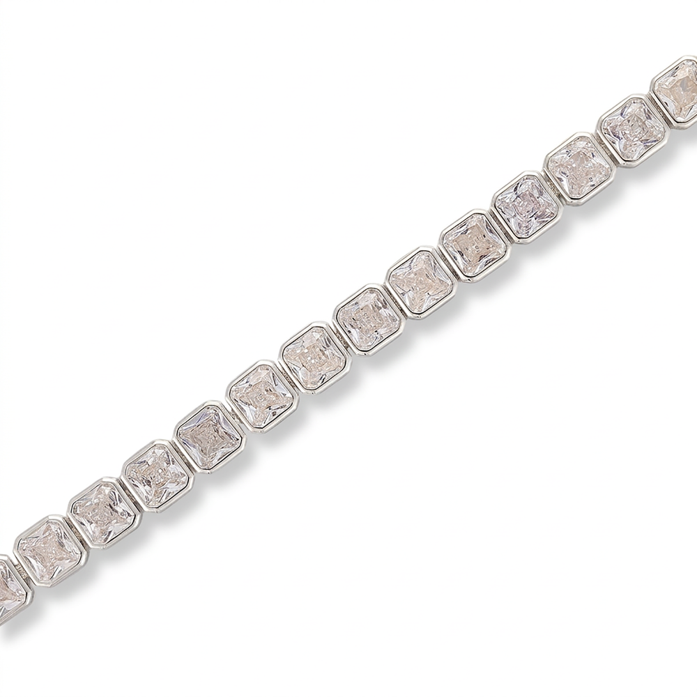 Sharon 14K Gold Square Bracelet