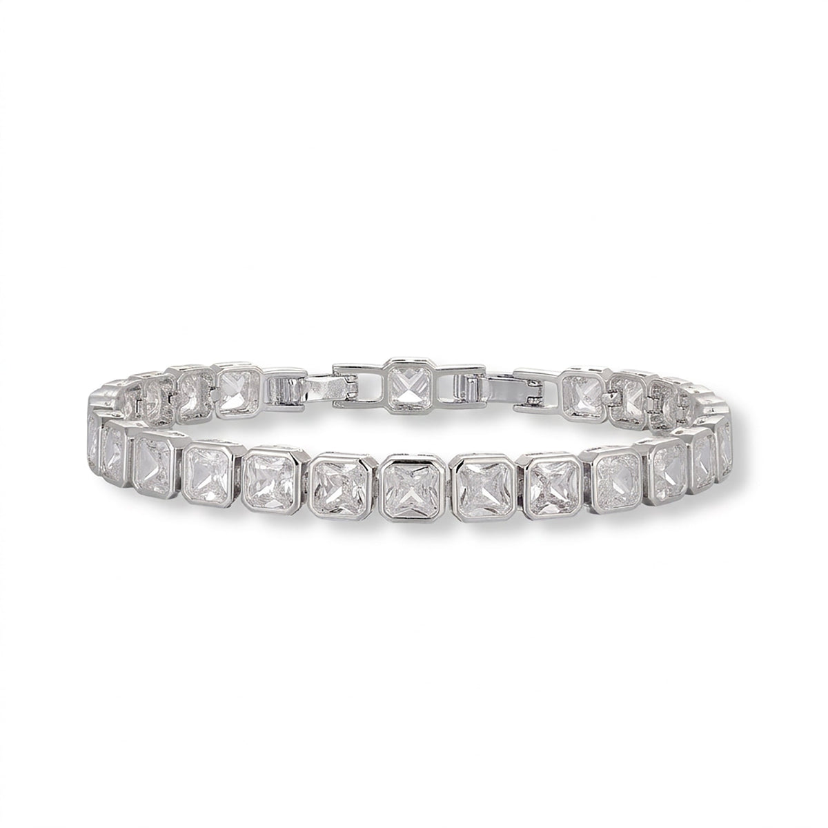 Sharon 14K Gold Square Bracelet