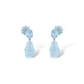 Sibylle Blue Teardrop Earrings