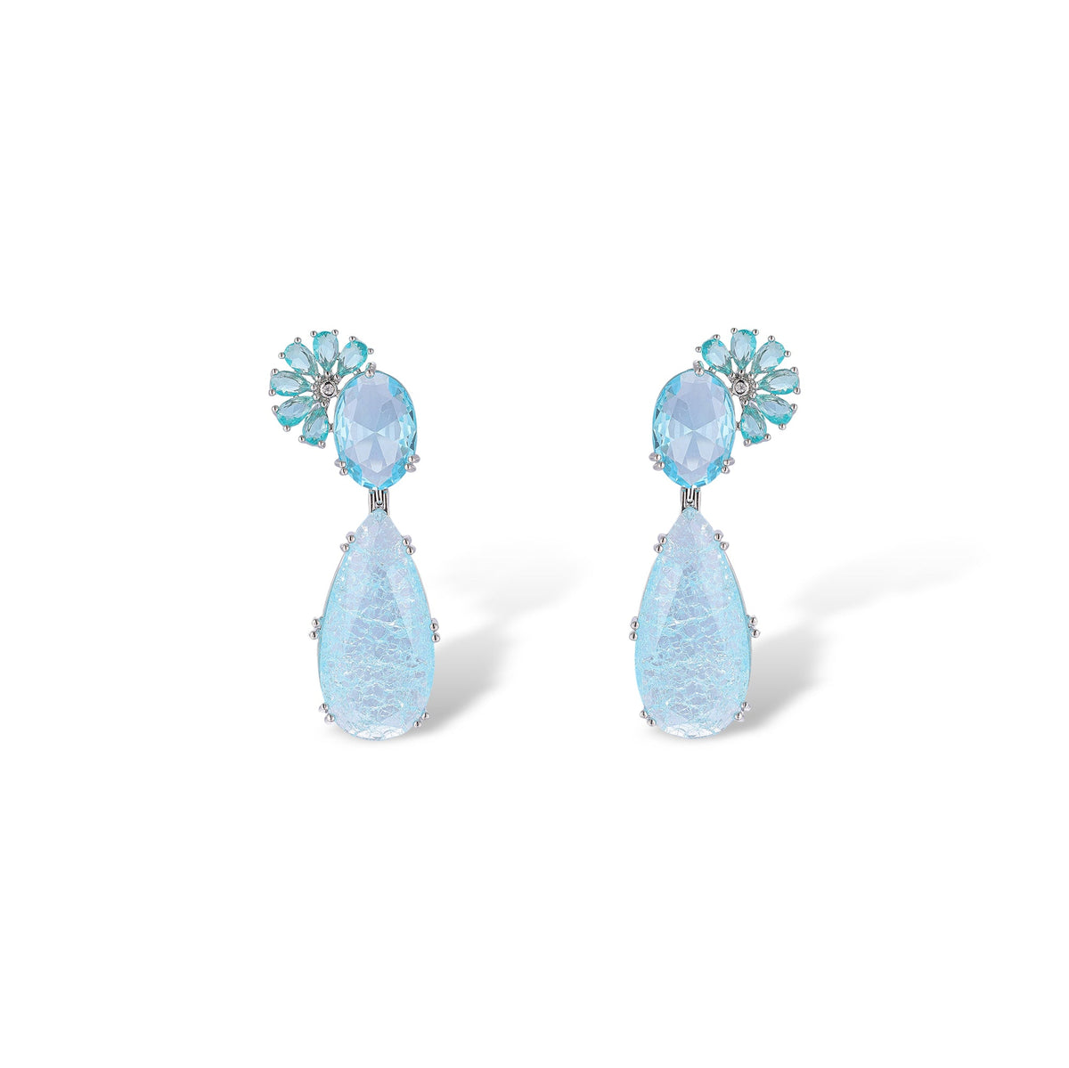 Sibylle Blue Teardrop Earrings