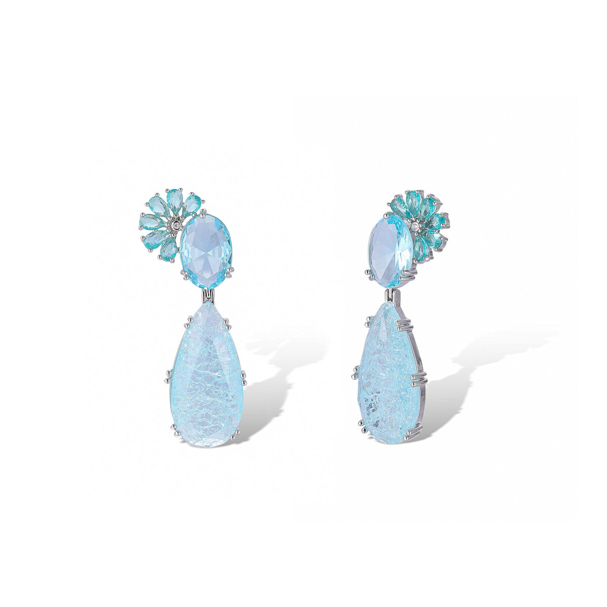 Sibylle Blue Teardrop Earrings