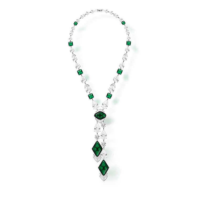 Sighild Rhombus Tassel Necklace