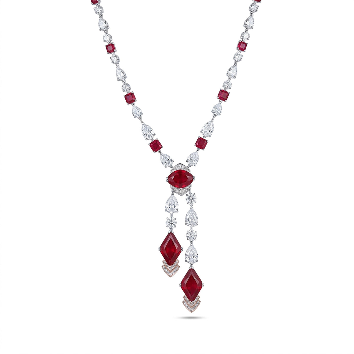 Sighild Rhombus Tassel Necklace