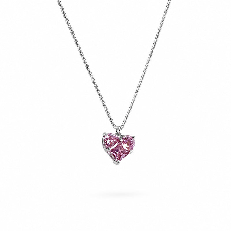 Siglind Pink Heart Necklace