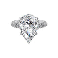 Siglindea White Teardrop Ring