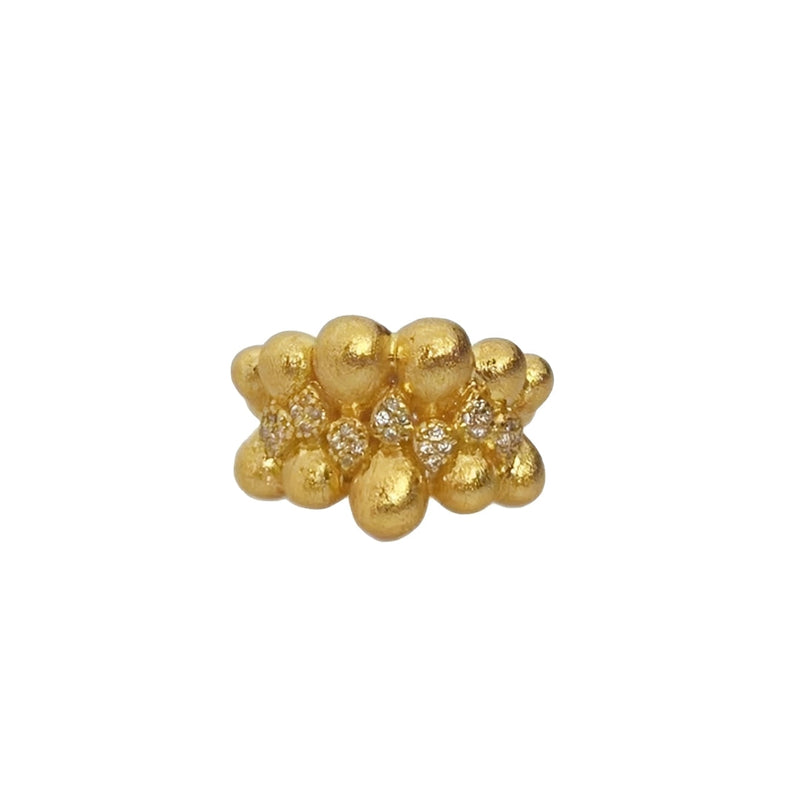 Silvia 14K Gold Coffee Bean Ring
