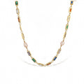 Sincérité Baroque Pearl Gemstones Necklace