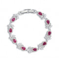 Solange Red Teardrop Bracelet