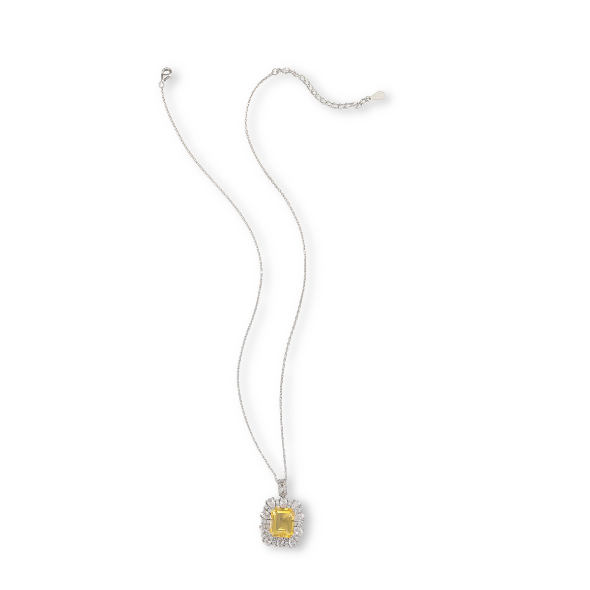 Soleil Yellow Pendent Necklace