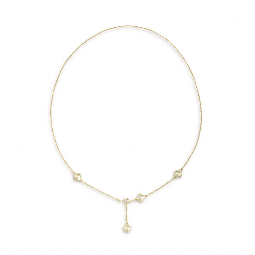 Souhait Feminine 18K Gold Trèfle Necklace