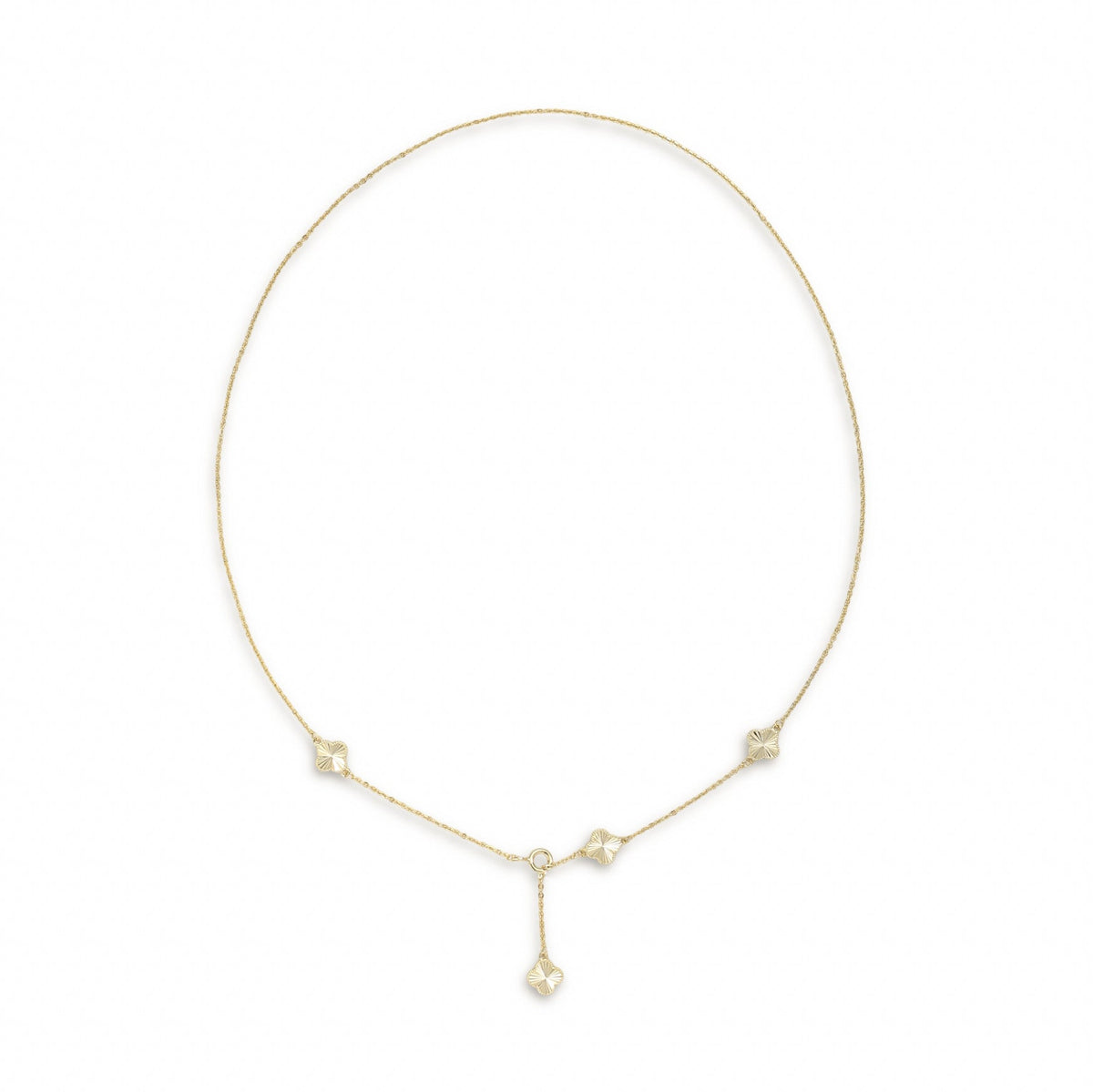 Souhait Feminine 18K Gold Trèfle Necklace