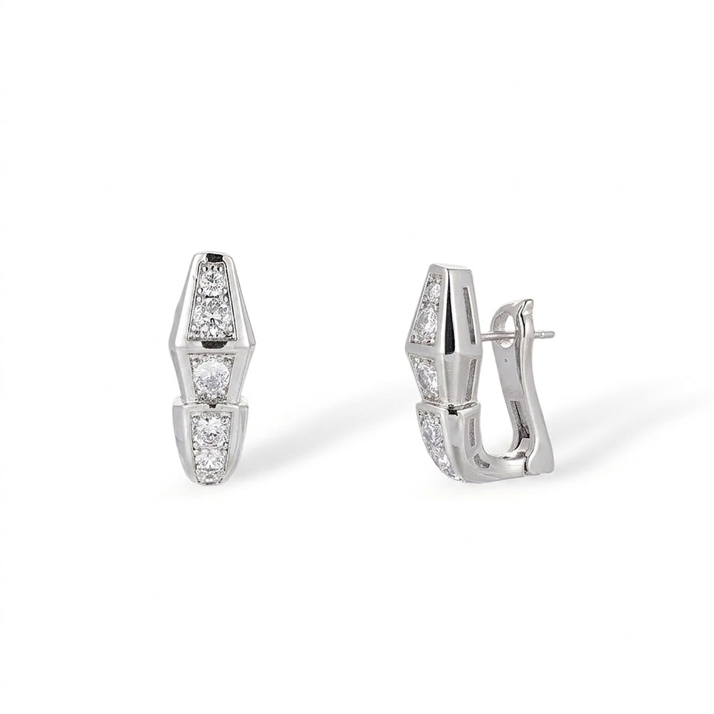 Stefanie 14K Gold Snake Earrings