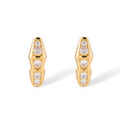 Stefanie 14K Gold Snake Earrings