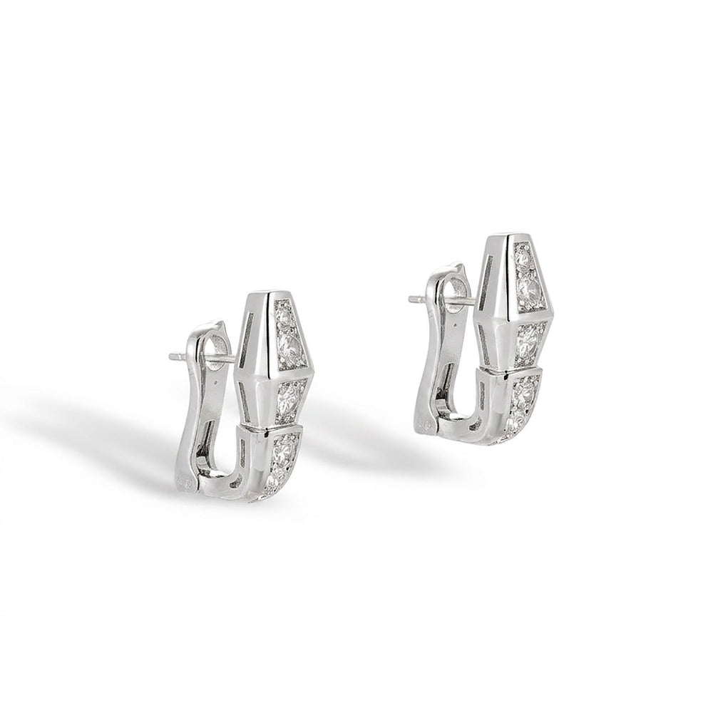 Stefanie 14K Gold Snake Earrings