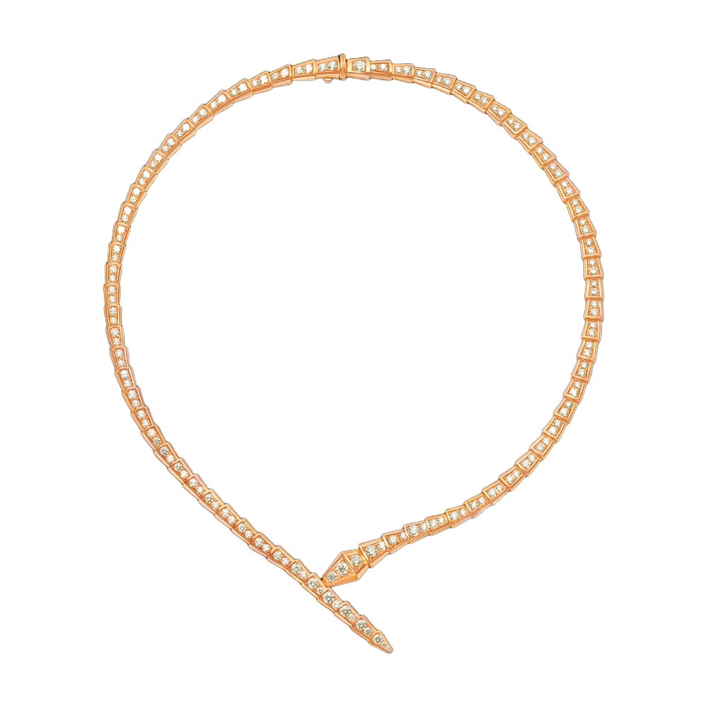 Stefanie 14K Gold Snake Necklace