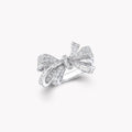 Stylisé White Butterfly Ring