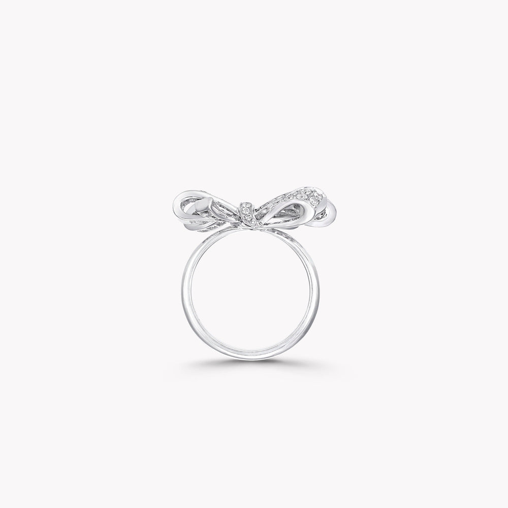 Stylisé White Butterfly Ring