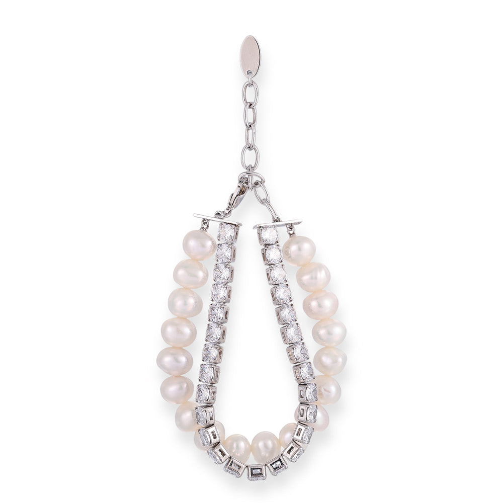 Sunwina White Pearl Double Layer Bracelet