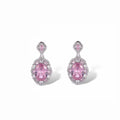Susanne Pink Oval Earrings