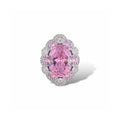 Susanne Pink Oval Ring