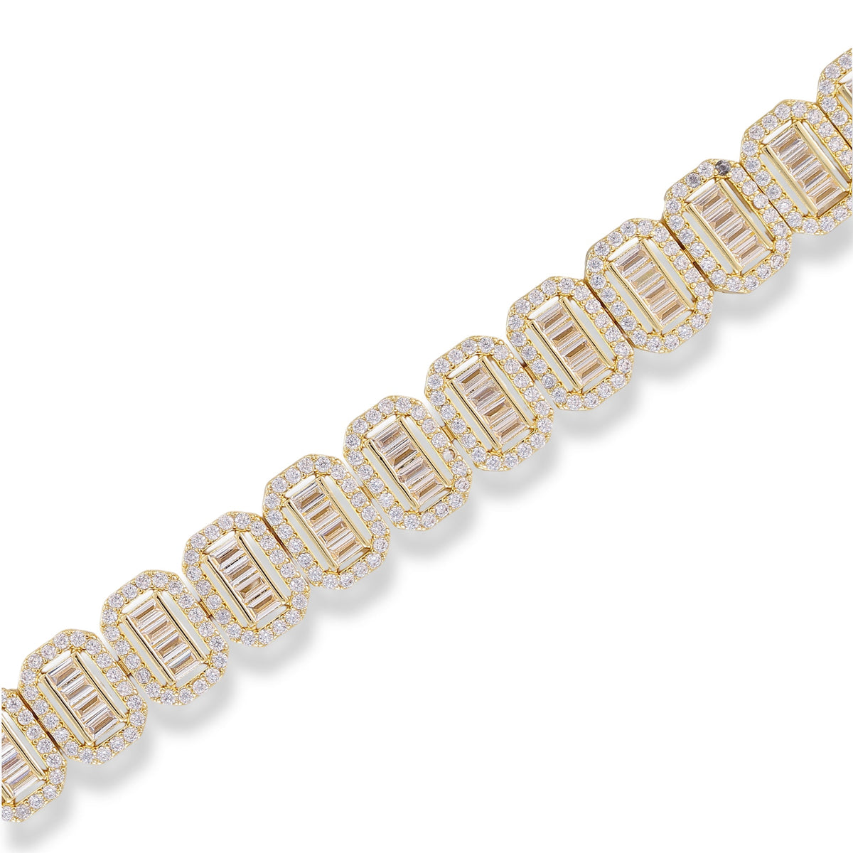 Sylvia 14K Gold Octagonal Bracelet